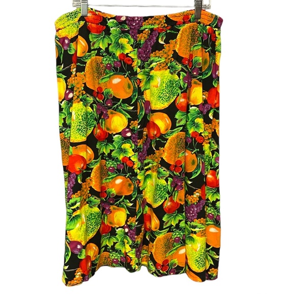 Vintage Fruit print skirt - Picture 2 of 4